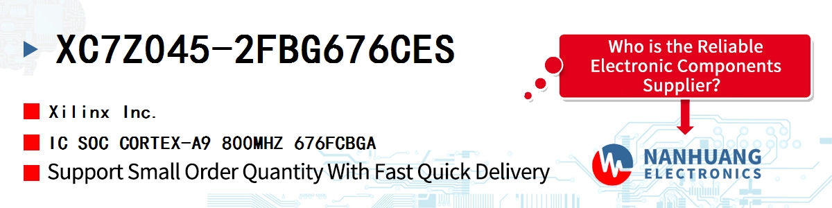 XC7Z045-2FBG676CES Xilinx IC SOC CORTEX-A9 800MHZ 676FCBGA