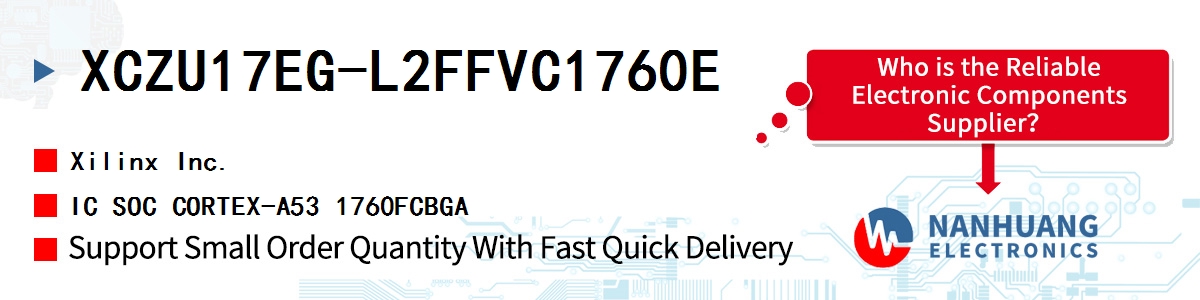 XCZU17EG-L2FFVC1760E Xilinx IC SOC CORTEX-A53 1760FCBGA