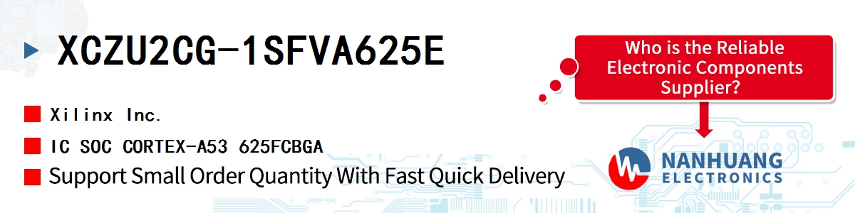 XCZU2CG-1SFVA625E Xilinx IC SOC CORTEX-A53 625FCBGA